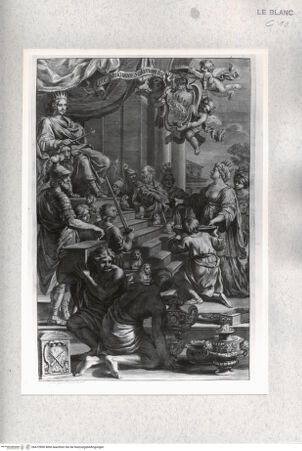 Vorderseite von Istituto Nazionale per la Grafica [http://creativecommons.org/publicdomain/mark/1.0/] Salomon und die Königin von Saba - , bh472890. Foto.