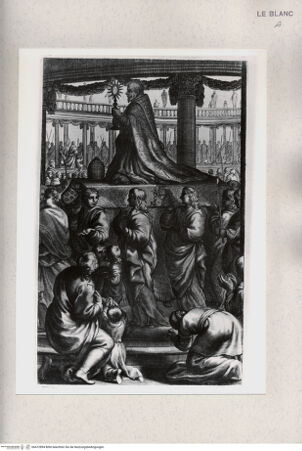 Vorderseite von Istituto Nazionale per la Grafica [http://creativecommons.org/publicdomain/mark/1.0/] Religiöse Zeremonie mit Papst Clemens X. auf dem Petersplatz - , bh472894. Foto.