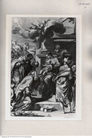 Vorderseite von Istituto Nazionale per la Grafica [http://creativecommons.org/publicdomain/mark/1.0/] Die Anbetung der Könige - , bh472898. Foto.