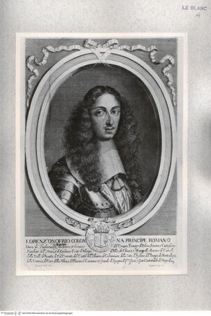 Vorderseite von Istituto Nazionale per la Grafica [http://creativecommons.org/publicdomain/mark/1.0/] Lorenz'Onofrio Colonna Principe Romano - , bh472900. Foto.