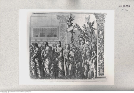 Vorderseite von Istituto Nazionale per la Grafica [http://creativecommons.org/publicdomain/mark/1.0/] Civilii Caesaris Dictatoris Triumphi ...Tafel 7: Gefangene, Narren und Soldaten - , bh472933. Foto.