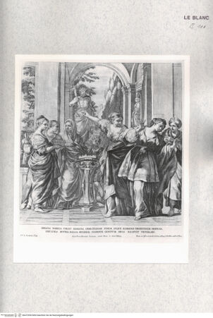 Vorderseite von Istituto Nazionale per la Grafica [http://creativecommons.org/publicdomain/mark/1.0/] Leben und Tod der heiligen BibianaDie heilige Bibiana verweigert sich, die heidnischen Götter anzubeten - , bh472950. Foto.