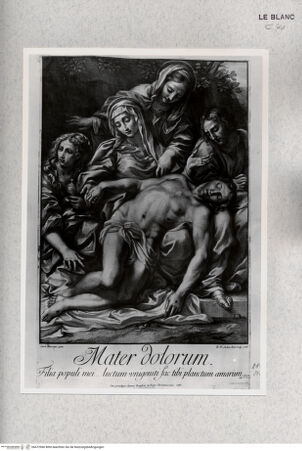 Vorderseite von Istituto Nazionale per la Grafica [http://creativecommons.org/publicdomain/mark/1.0/] Mater dolorum - , bh472960. Foto.