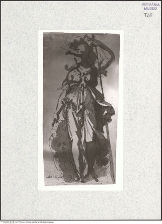 Vorderseite von Kupferstichkabinett [https://www.deutsche-digitale-bibliothek.de/content/lizenzen/rv-ez/] Minerva - , bh473365_recto. Foto: Anders, Jörg P..