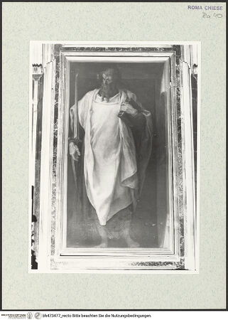 Vorderseite von Sopr. BAS ROMA [https://www.deutsche-digitale-bibliothek.de/content/lizenzen/rv-ez/] Der heilige Paulus - , bh473477_recto. Foto.