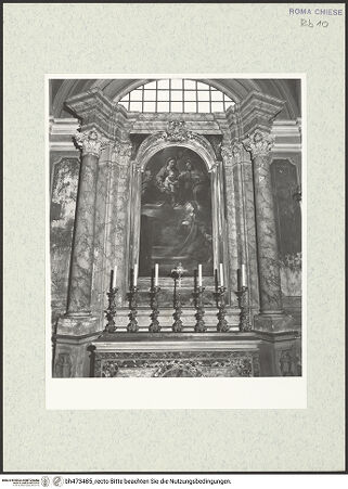 Vorderseite von Sopr. BAS ROMA [https://www.deutsche-digitale-bibliothek.de/content/lizenzen/rv-ez/] Altar der heiligen Anna - , bh473485_recto. Foto.