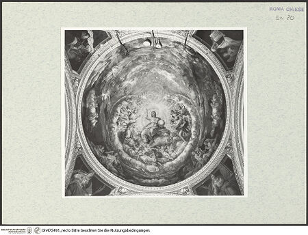 Vorderseite von Sopr. BAS ROMA [https://www.deutsche-digitale-bibliothek.de/content/lizenzen/rv-ez/] Christus mit Weltkugel in der Engelsglorie - , bh473491_recto. Foto.