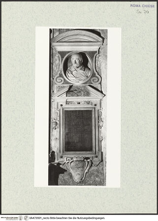 Vorderseite von Sopr. BAS ROMA [https://www.deutsche-digitale-bibliothek.de/content/lizenzen/rv-ez/] Grabmal von Baldassare Paluzzi Albertoni - , bh473501_recto. Foto.