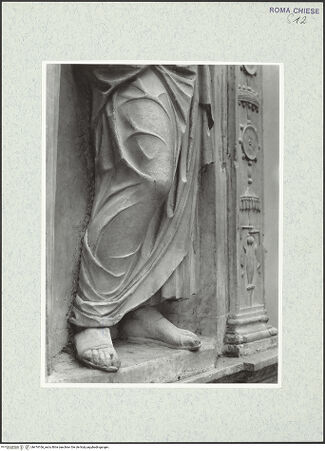 Vorderseite von Vasari [https://www.deutsche-digitale-bibliothek.de/content/lizenzen/rv-ez/] Ehemaliger HochaltarHeiliger Paulus - untere Körperpartie, bh474166_recto. Foto.