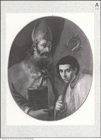 Vorderseite von Bibliotheca Hertziana [https://www.deutsche-digitale-bibliothek.de/content/lizenzen/rv-ez/] Deckengemälde: Szenen aus dem Leben des Marcantonio II. ColonnaMittelbild: Die Seeschlacht bei Lepanto - Detail, bh474228_recto. Foto.