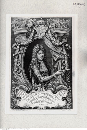 Vorderseite von Istituto Nazionale per la Grafica [http://creativecommons.org/publicdomain/mark/1.0/] Peter II. von Portugal in reichgeschmückter Rahmung - , bh474232. Foto.