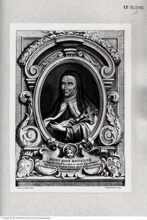 Vorderseite von Istituto Nazionale per la Grafica [http://creativecommons.org/publicdomain/mark/1.0/] Bildnis der Ordensmutter Maria Magdalena - , bh474238. Foto.