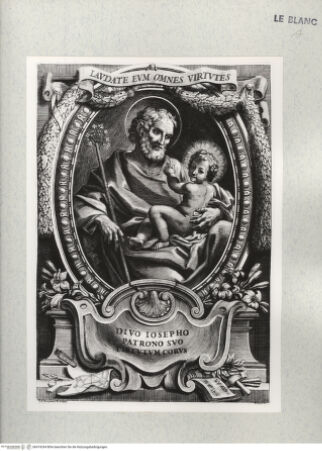 Vorderseite von Istituto Nazionale per la Grafica [http://creativecommons.org/publicdomain/mark/1.0/] Der heilige Joseph mit dem Jesuskind - , bh474244. Foto.