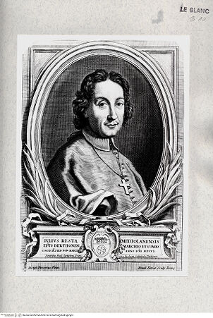 Vorderseite von Istituto Nazionale per la Grafica [http://creativecommons.org/publicdomain/mark/1.0/] Der Kardinal Giulio Resta - , bh474245. Foto.
