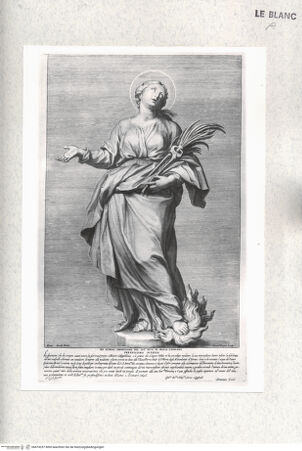 Vorderseite von Istituto Nazionale per la Grafica [http://creativecommons.org/publicdomain/mark/1.0/] Die heilige Apollonia - , bh474257. Foto.