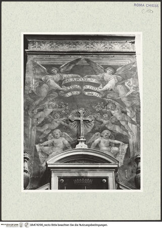 Vorderseite von Sopr. BAS ROMA [https://www.deutsche-digitale-bibliothek.de/content/lizenzen/rv-ez/] Engelsglorie - , bh474290_recto. Foto.