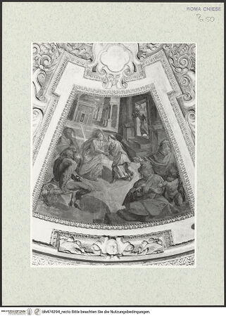 Vorderseite von Sopr. BAS ROMA [https://www.deutsche-digitale-bibliothek.de/content/lizenzen/rv-ez/] MarienzyklusHeimsuchung - , bh474294_recto. Foto.