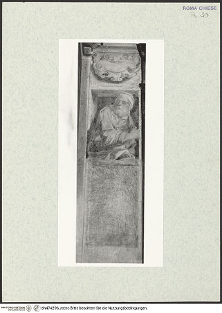 Vorderseite von Sopr. BAS ROMA [https://www.deutsche-digitale-bibliothek.de/content/lizenzen/rv-ez/] MarienzyklusEin Prophet - , bh474296_recto. Foto.