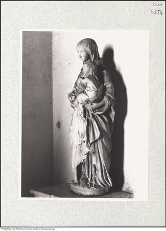 Vorderseite von Bibliotheca Hertziana [https://www.deutsche-digitale-bibliothek.de/content/lizenzen/rv-fz/] Madonna - Seitenansicht, bh474348_recto. Foto.