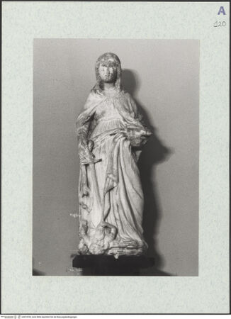 Vorderseite von Bibliotheca Hertziana [https://www.deutsche-digitale-bibliothek.de/content/lizenzen/rv-ez/] Christus, die Apostel und Tugenden - Ecclesia oder Fides (?), bh474704_recto. Foto.