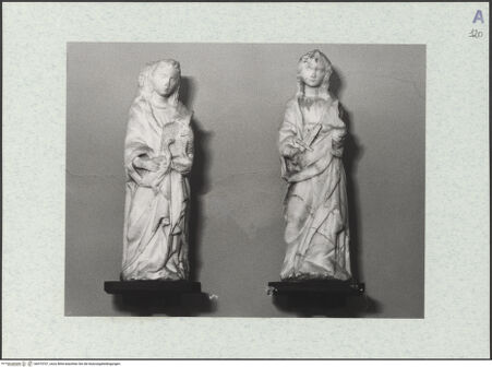 Vorderseite von Bibliotheca Hertziana [https://www.deutsche-digitale-bibliothek.de/content/lizenzen/rv-ez/] Christus, die Apostel und Tugenden - Prudentia und Justitia, bh474707_recto. Foto.