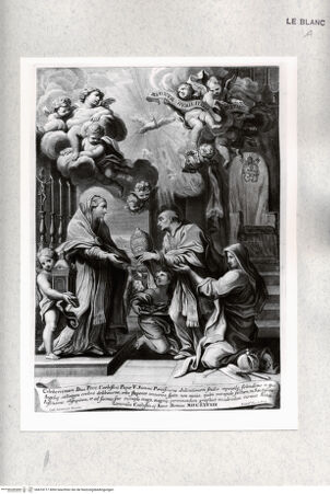 Vorderseite von Istituto Nazionale per la Grafica [http://creativecommons.org/publicdomain/mark/1.0/] Papst Peter Coelestin V. verzichtet auf die Papstwürde - , bh474717. Foto.