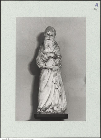 Vorderseite von Bibliotheca Hertziana [https://www.deutsche-digitale-bibliothek.de/content/lizenzen/rv-ez/] Christus, die Apostel und Tugenden - Apostel, bh474723_recto. Foto.