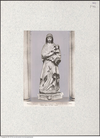 Vorderseite von Foto Giattino [https://www.deutsche-digitale-bibliothek.de/content/lizenzen/rv-ez/] Madonna di Loreto (Madonna Lactans) - Gesamtansicht, bh474994_recto. Foto.