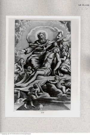 Vorderseite von Istituto Nazionale per la Grafica [http://creativecommons.org/publicdomain/mark/1.0/] Die Dreieinigkeit in der Glorie - , bh475130. Foto.