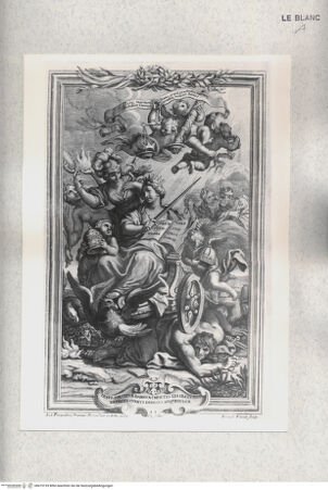 Vorderseite von Istituto Nazionale per la Grafica [http://creativecommons.org/publicdomain/mark/1.0/] Die Ecclesia und das Papsttum siegen über Vanitas, Laster und Irrlehren - , bh475139. Foto.