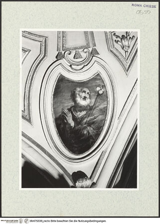 Vorderseite von Sopr. BAS ROMA [https://www.deutsche-digitale-bibliothek.de/content/lizenzen/rv-ez/] KuppelbilderPendentifzone: Der heilige Joseph - , bh475330_recto. Foto.