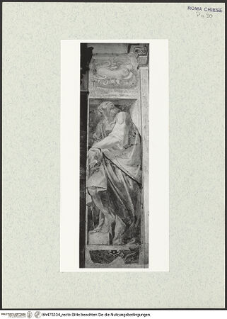 Vorderseite von Sopr. BAS ROMA [https://www.deutsche-digitale-bibliothek.de/content/lizenzen/rv-ez/] MarienzyklusEin Prophet - , bh475334_recto. Foto.