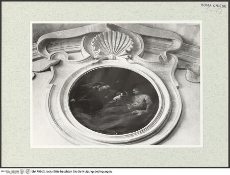 Vorderseite von Sopr. BAS ROMA [https://www.deutsche-digitale-bibliothek.de/content/lizenzen/rv-ez/] Die heilige Rosa erweckt eine Tante vom Tode - Gesamtansicht, bh475360_recto. Foto.