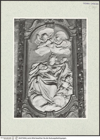 Vorderseite von Sopr. BAS ROMA [https://www.deutsche-digitale-bibliothek.de/content/lizenzen/rv-ez/] Caritas - , bh475365_recto. Foto.