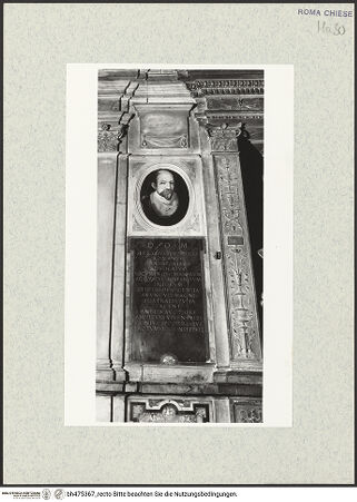 Vorderseite von Sopr. BAS ROMA [https://www.deutsche-digitale-bibliothek.de/content/lizenzen/rv-ez/] Grabmal von Teofilo Sertorio - Gesamtansicht, bh475367_recto. Foto.