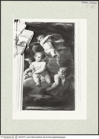 Vorderseite von Sopr. BAS ROMA [https://www.deutsche-digitale-bibliothek.de/content/lizenzen/rv-ez/] Engel mit den Leidenswerkzeugen Christi - , bh475371_recto. Foto.