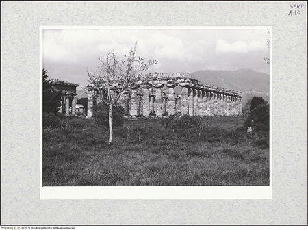 Vorderseite von Bibliotheca Hertziana [https://www.deutsche-digitale-bibliothek.de/content/lizenzen/rv-fz/] Basilica (Basilika) - Ansicht von Südwesten, bh475576_recto. Foto.