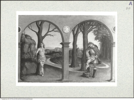 Vorderseite von Sigismondi, Roberto [https://www.deutsche-digitale-bibliothek.de/content/lizenzen/rv-fz/] PolyptychonPredella: heilige Sebastian und Rochus - , bh477024_recto. Foto: Sigismondi, Roberto.