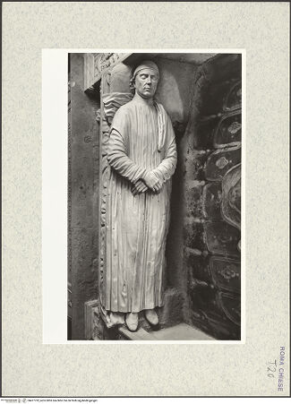 Vorderseite von Vasari [https://www.deutsche-digitale-bibliothek.de/content/lizenzen/rv-ez/] Grabmal des Bischofs Agostino Maffei (+1490)Sarkophag mit Liegefigur - Aufsicht, bh477792_recto. Foto.