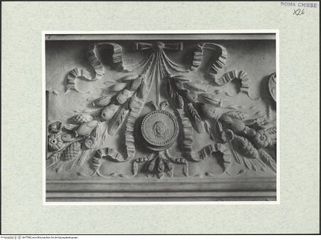 Vorderseite von Vasari [https://www.deutsche-digitale-bibliothek.de/content/lizenzen/rv-ez/] Grabmal des Bischofs Diego Melendes Valdes (+1506)Sarkophag mit Liegefigur - Detail des Sarkophags, bh477882_recto. Foto.