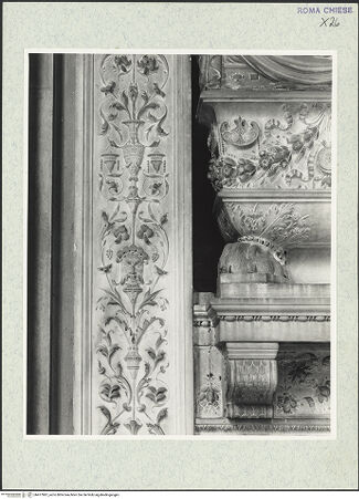 Vorderseite von Courtauld Institute, Conway Library [https://www.deutsche-digitale-bibliothek.de/content/lizenzen/rv-ez/] Grabmal des Bischofs Diego Melendes Valdes (+1506)Sarkophag mit Liegefigur - linker Teil und linker Pilaster, bh477887_recto. Foto.