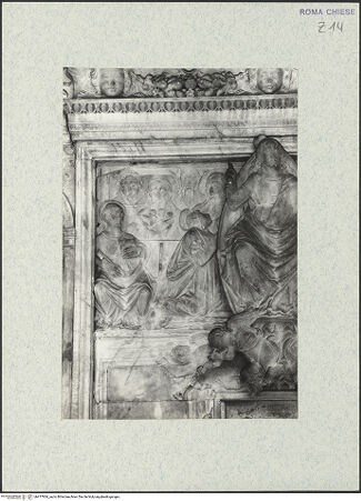 Vorderseite von unbekannt [https://www.deutsche-digitale-bibliothek.de/content/lizenzen/rv-fz/] Grabmal des Kardinals Jacopo Ammanati-Piccolomini (+1479)Jüngstes Gericht - Ausschnitt links, bh477934_recto. Foto.