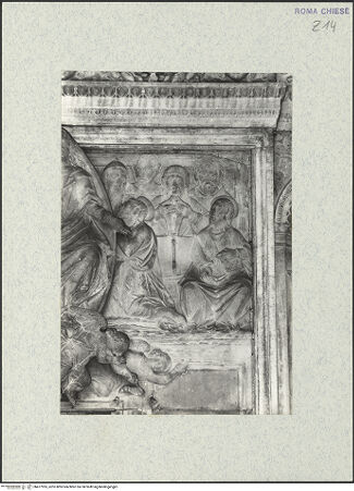 Vorderseite von unbekannt [https://www.deutsche-digitale-bibliothek.de/content/lizenzen/rv-fz/] Grabmal des Kardinals Jacopo Ammanati-Piccolomini (+1479)Jüngstes Gericht - Ausschnitt rechts, bh477935_recto. Foto.