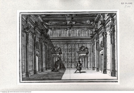 Vorderseite von Istituto Nazionale per la Grafica [http://creativecommons.org/publicdomain/mark/1.0/] Il Greco in Troia, festa teatrale rappresentata in Firenze ...3. Akt, 5. Szene: "Sala Reale. Polissene e Sinone". - , bh478513. Foto.