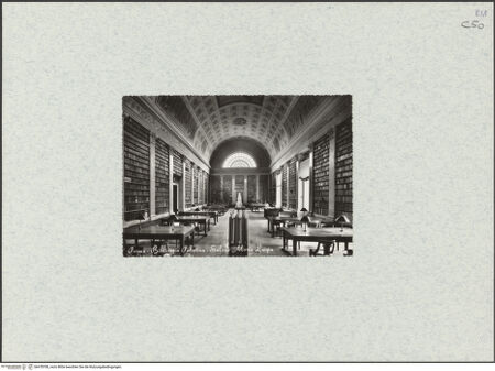 Vorderseite von unbekannt [https://www.deutsche-digitale-bibliothek.de/content/lizenzen/rv-fz/] Palazzo della PilottaBiblioteca Palatina - Salone Maria Luigia, bh478708_recto. Foto.