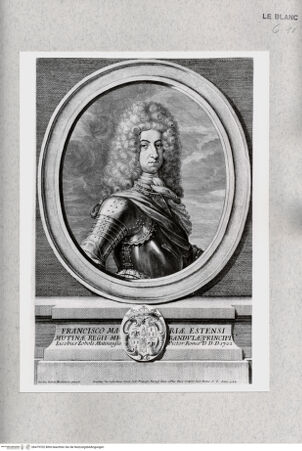 Vorderseite von Istituto Nazionale per la Grafica [http://creativecommons.org/publicdomain/mark/1.0/] Francesco Maria d'Este von Modena, Ovalmedaillon - , bh479702. Foto.