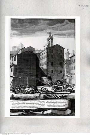 Vorderseite von Istituto Nazionale per la Grafica [http://creativecommons.org/publicdomain/mark/1.0/] Aufstellung der Mark-Aurels-Säule auf der Piazza Colonna (2 Platten) (2. Zustand) - rechter Teil, bh479745. Foto.