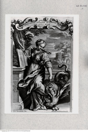 Vorderseite von Istituto Nazionale per la Grafica [http://creativecommons.org/publicdomain/mark/1.0/] Die heilige Margareta mit dem Drachen - , bh479753. Foto.