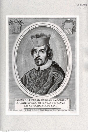 Vorderseite von Istituto Nazionale per la Grafica [http://creativecommons.org/publicdomain/mark/1.0/] Bildnis des Kardinals Inicus Caracciolo - , bh479820. Foto.