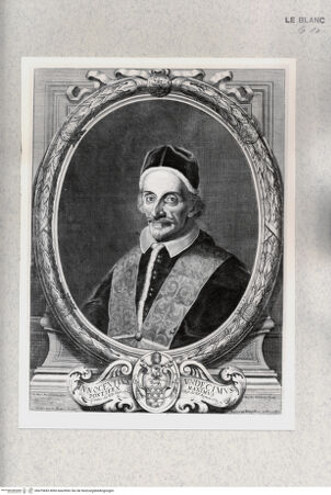 Vorderseite von Istituto Nazionale per la Grafica [http://creativecommons.org/publicdomain/mark/1.0/] Papst Innozenz XI. - , bh479843. Foto.